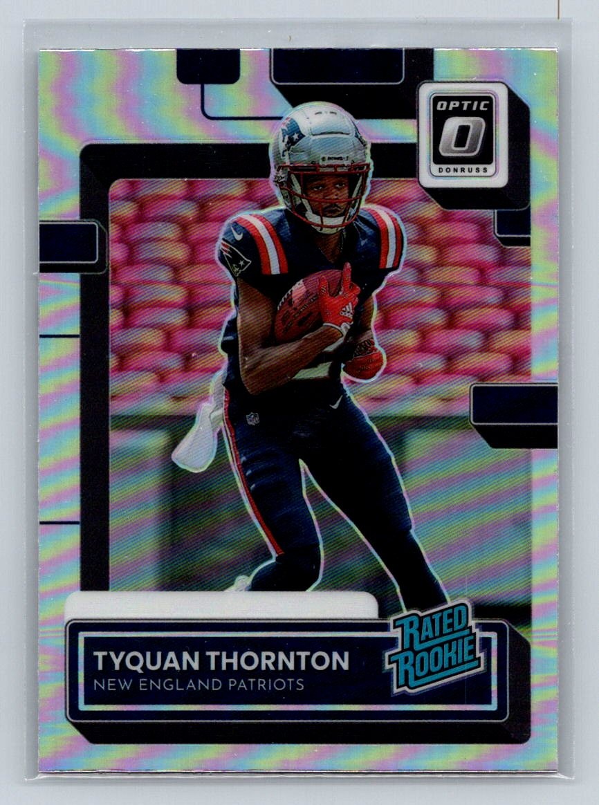 2022 Donruss #P-322 Tyquan Thornton Rookie Optic Rated Rookies Preview Holo B85