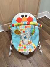 Bright Starts Sesame Street Baby Bouncer Soothing Vibrations Infant Seat