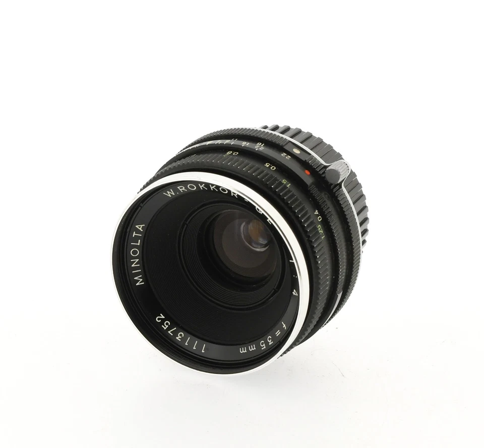 Minolta W.Rokkor-QE 35mm f/4 – Grand angle – Avec bouchons et housse - Photo 2/4