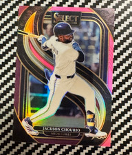 2025 Panini Select - Premier Level Jackson Chourio #130 Pink & Purple Prizm /199