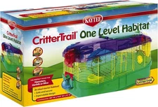 Kaytee CritterTrail One Level Habitat for Pet 20.0"L x 11.5"W x 11.0"H, Blue 
