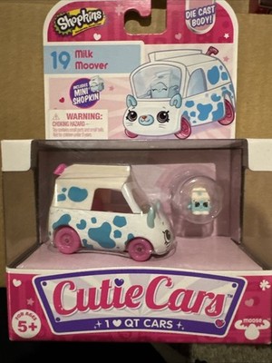 Shopkins Cutie Cars 19 Milk Moover Vehicle Moose Toys New RARE HTF Sealed