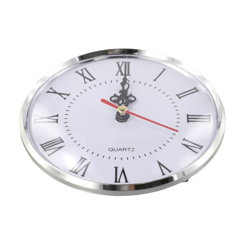 DIY 130MM Quartz Clock Insert Movement Roman Numeral Replacement Gold Silver - Picture 15 of 36