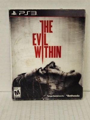 The Evil Within (Sony PlayStation 3, 2014) PS3 Complete w/ Slipcover Tested