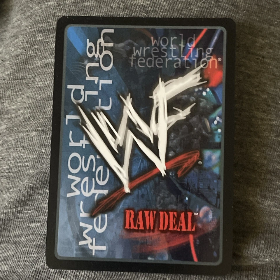 WWE WWF Raw Deal CCG - Cactus's Double Arm DDT - Ultra Rare Survivor Series 1 - Image 2 of 4