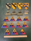 Lot of 20 WW2 & Post War & Vietnam Era U.S. Army Military Patches