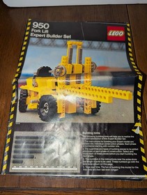 Vintage 1979 Lego 950: Technic - Expert Builder: Fork Lift - w/box manual 100%