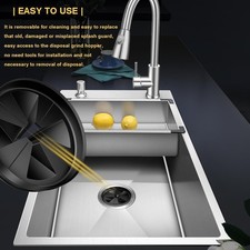 Garbage Disposal Splash Guard Rubber Baffle Drain Plug Quiet Collar 3 3/8 Inch K