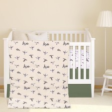 3 Pieces Mallard Duck Nursery Crib Bedding Set for Girls Boys Mallard Duck Ba...