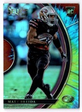 2017 Panini Select Matt Breida #9 Tie-Dye #/25 San Francisco 49ers