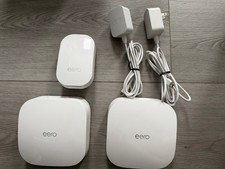 eero Pro 6 Tri-Band Mesh Wi-Fi 6 System - White, Pack of 2