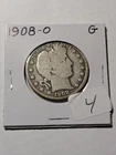1908-O Barber Half Dollar 50c  Good