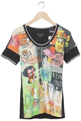 Marc Cain Sports T-Shirt Damen Shirt Kurzärmliges Oberteil Gr. EU 40... #soss0y1