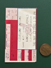 GEORGE BRETT 300th MLB HR 1993 ROYALS INDIANS ticket stub ALBERT BELLE CHARGE MD