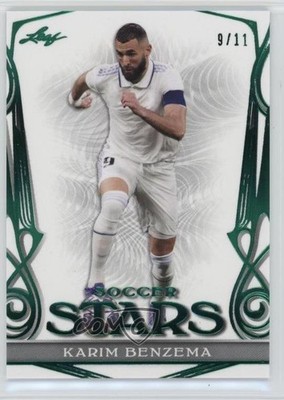 2023 Leaf Soccer Stars Green 9/11 Karim Benzema #SS-5 7y2