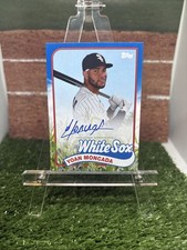 2020 Topps Archives - Yoan Moncada Auto ‘89 Topps Corn Field Autograph #89CFA-YM