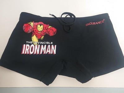 Unused speedo practice swimsuit IRON MAN box type