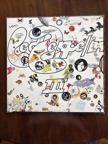 Led Zeppelin III 1970, Vinyl LP Atlantic SD 7201 Working Wheel, First Press VG+