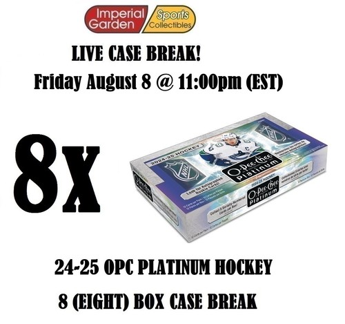 2024-25 OPC PLATINUM 8 (EIGHT) BOX CASE BREAK #5336 - Calgary Flames