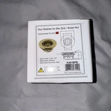 KINGSTON BRASS  Duo Strainer For Bar Sink/Brass Nut K461BPB NEW