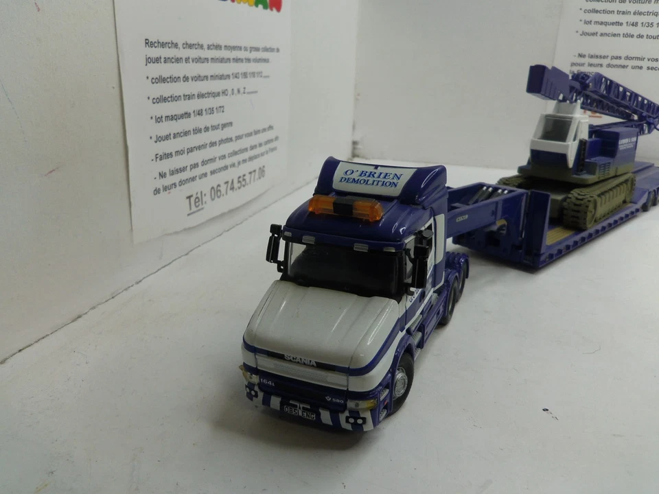 1/50 CORGI CAMION CONVOI EXCEPTIONNEL SCANIA 580 O'BRIEN - Photo 2/4