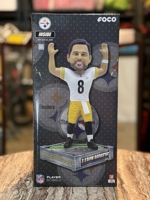 Aaron Rodgers Pittsburgh Steelers Debut Gamebreaker Bobblehead FOCO NEW NFL NIB