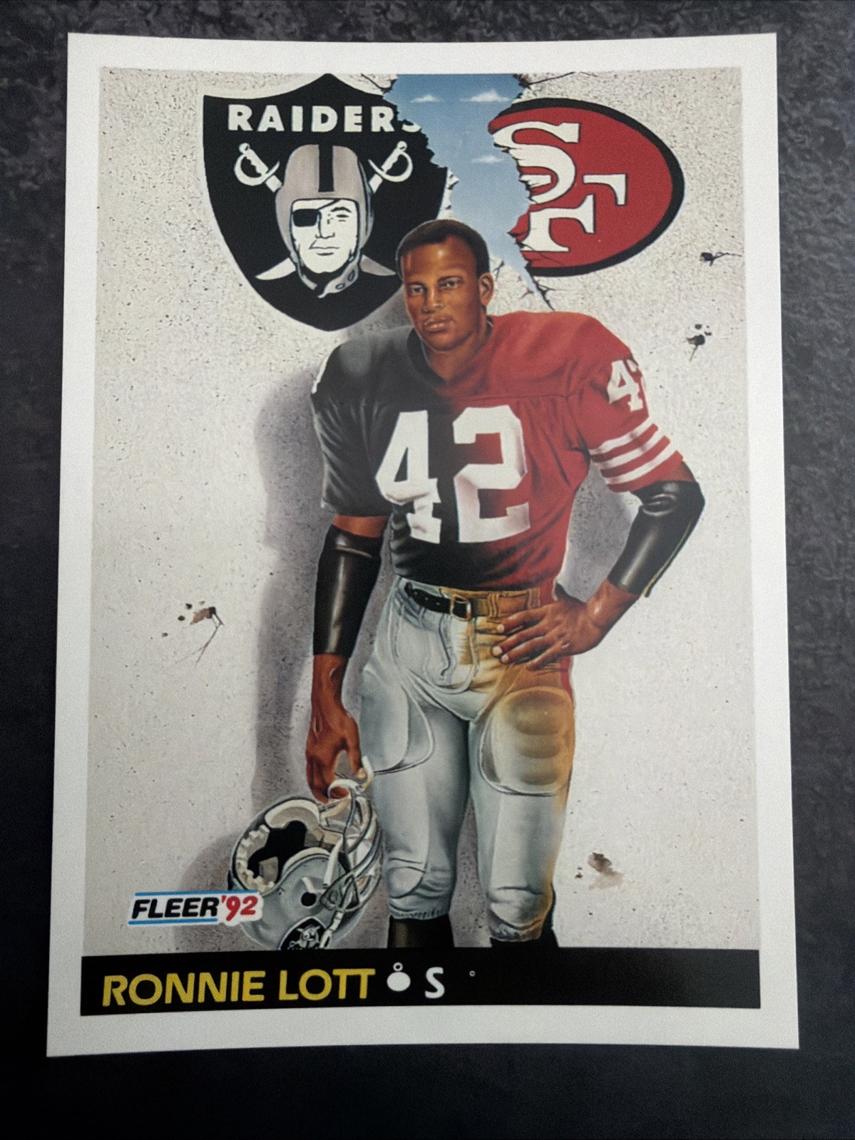 1992 Fleer - Pro Vision Ronnie Lott #472