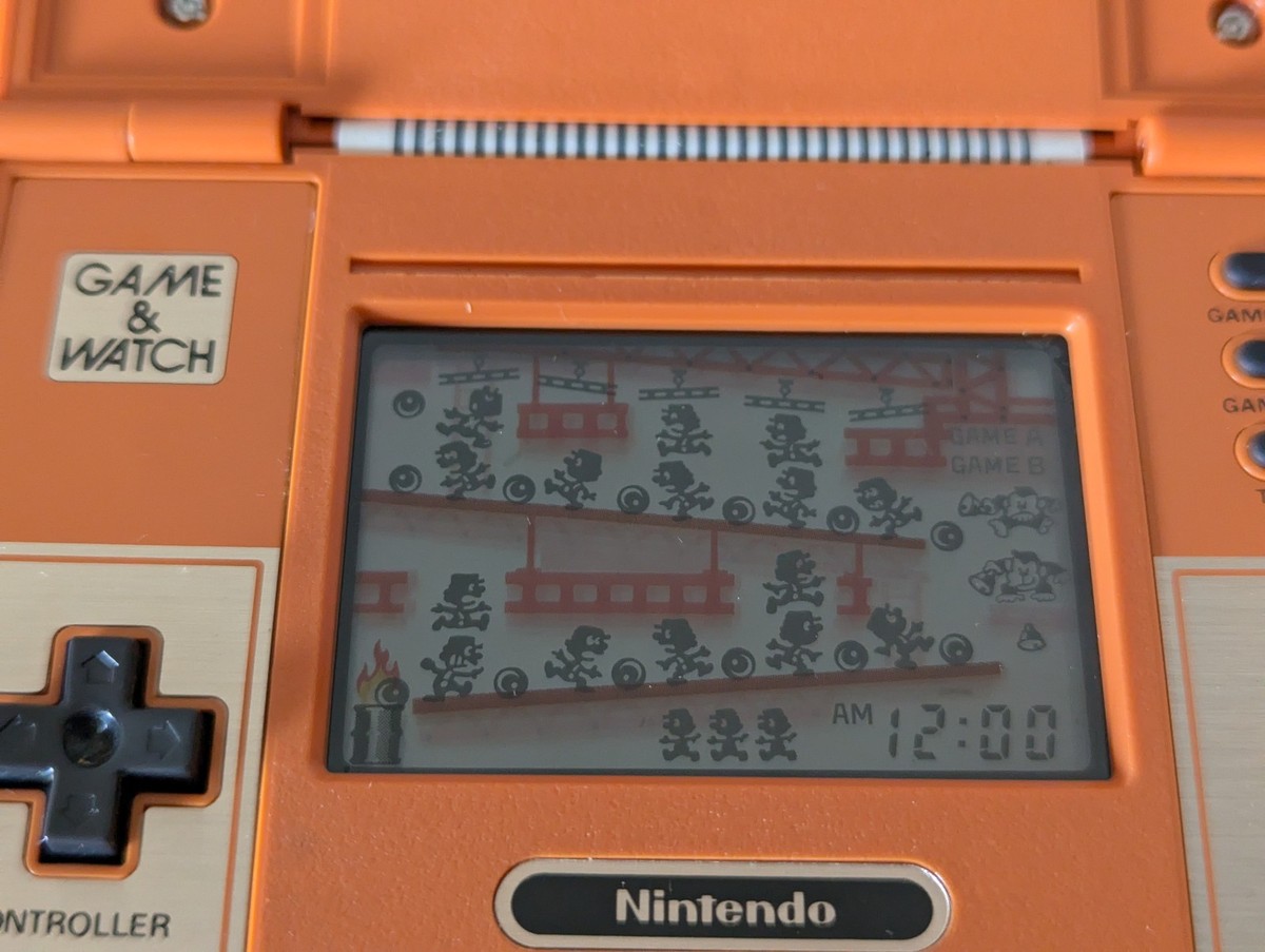 Nintendo Game & Watch Donkey Kong DK-52 Multi Screen 1982 Vintage