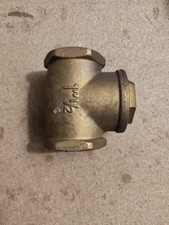 VALVOLA DI RITEGNO OTTONE CLAPET NON RITORNO 1" 1/2