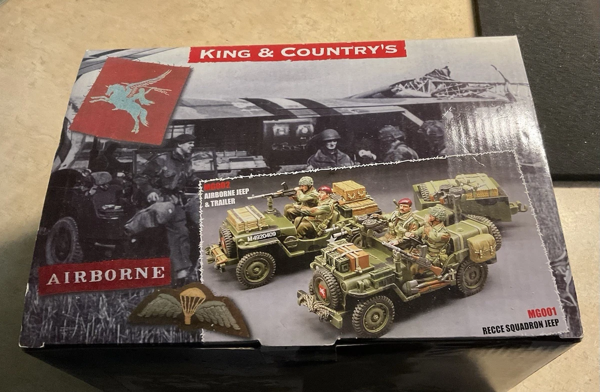 Figurine King & Country DD075 – Jeep Patrol – état Très Bon, Boîte D'origine