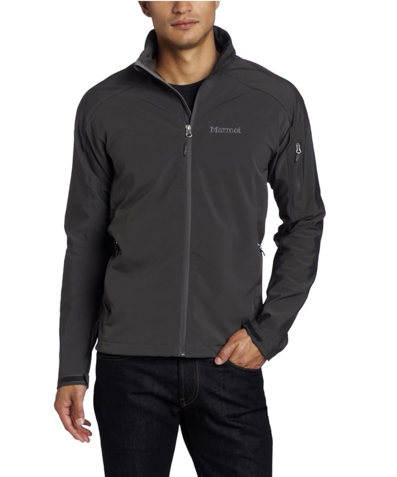 Marmot Approach M3 Softshell Slate Grey Water Repellent Full