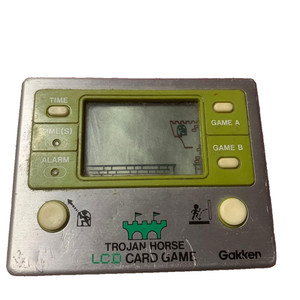 [新品] 学研 トロイの木馬 Trojan Horse ゲームウォッチ トロイの木馬 TROJAN HORSE LCD CARD GAME Gakken - YouTube