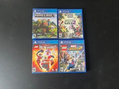 4 PS4 Games: Minecraft, Plants Vs. Zombies, Incredibles, Marvel Super Heroes 2