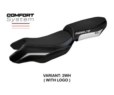 Sattelbezug Sitzbezug Puma Comf Wei + logo Tpz kompatibel BMW R 1250 R 2019 2026