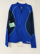   Sea Doo Rash Guard Women Long Sleeve front Zipper Size-M Royal Blue