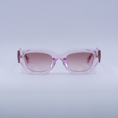 Gucci Women’s Sunglasses Transparent Pink Square Burgundy Gradient GG1558SK 003 Gucci GG1558SK 003 Transparent Light Pink/Burgundy Gradient  main image 3