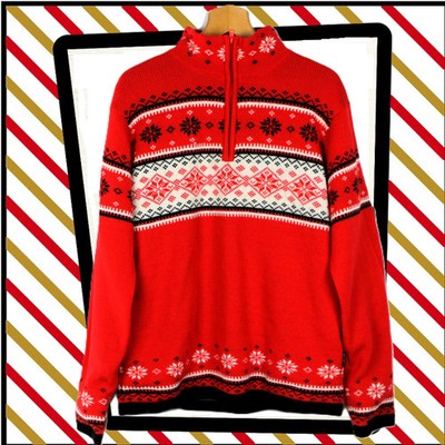 DARE2BE Nordic Ski PULLOVER/STRICK rot Größe Large 287 O