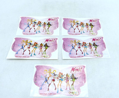 Ferrero Ü-Ei Winx Club Beipackzettel 5x Bloom Musa Stella ....