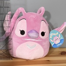 Squishmallows Disney Lilo Stitch Plush Angel Pink Alien 8" 2025 NWT