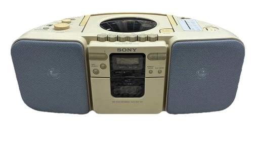 Vintage Sony Model # CFD-20 CD Radio Cassette-Corder Boombox Tested Works Great!