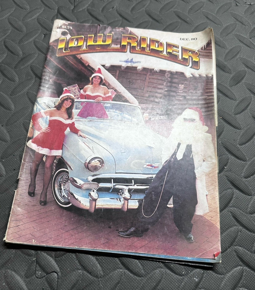 VINTAGE LOW RIDER VOL 4 # 2 DECEMBER 1980 MAGAZINE CHICANO