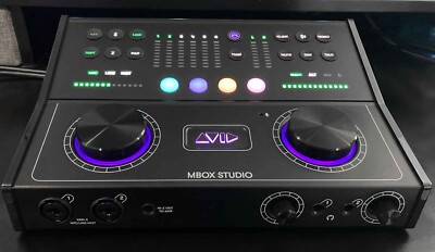 Avid MBox Studio Audio Interface - 6 Analog inputs, 4 Mic Pres, USB-C