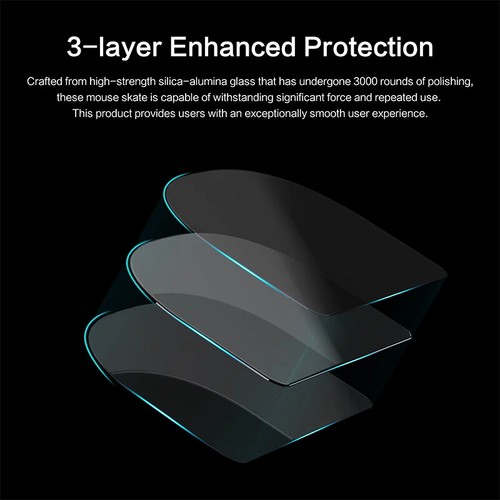 Mouse Feet Skates Ultra Strong Flawless Glass Super Fast Smooth Durable Sole - Photo 10/22