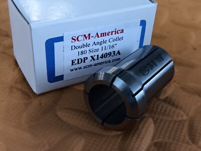 NEW SCM America 11/16'' DA180 Collet X14093A CNC Tooling Chuck Tool Holder .6875