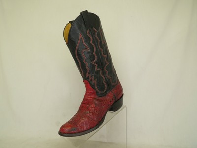 red skin boots