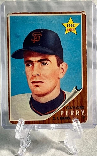 1962 Topps #199 Gaylord Perry RC HOF