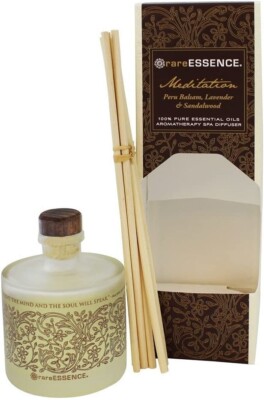 RareEssence Meditation Essential Oil Aromatherapy Spa Reed Diffuser 3oz 6+months
