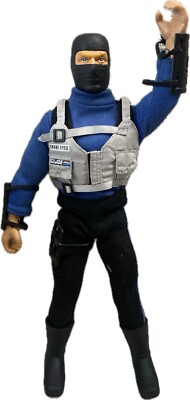 GI Joe Snake Eyes 12'' Action Figure 1992 Hasbro Clothes & Backpack Authentic EUC