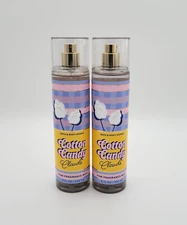 Bath & Body Works Cotton Candy Clouds Fine Fragrance Body Mist 8 oz Set of 2