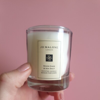 JO MALONE Wood Sage & Sea Salt REISEKERZE - 65G - NEU